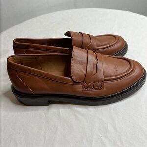 Madewell Brown Leather Loafers